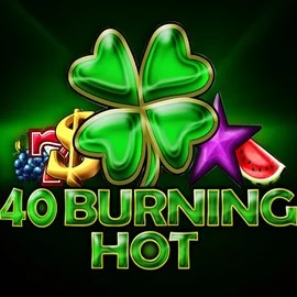 40 Burning Hot casino game by Amusnet Interactive – featured logo at BetOnRed Casino