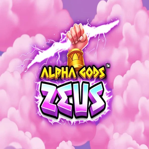 Official Slots logo: Alpha Gods Zeus by PearFiction Studios at BetOnRed Casino