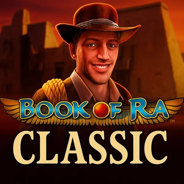 Book of Ra Classic logo by Novomatic BetOnRed Casino