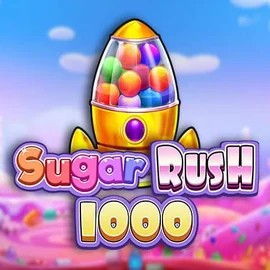 Sugar Rush 1000 logo by Pragmatic Play at BetOnRed Casino